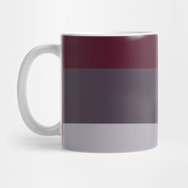 Preppy Trendy Winter Colors Ombre Grey Burgundy red plum stripes by Tina